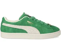 Suede Fat Lace Sneakers - Grün