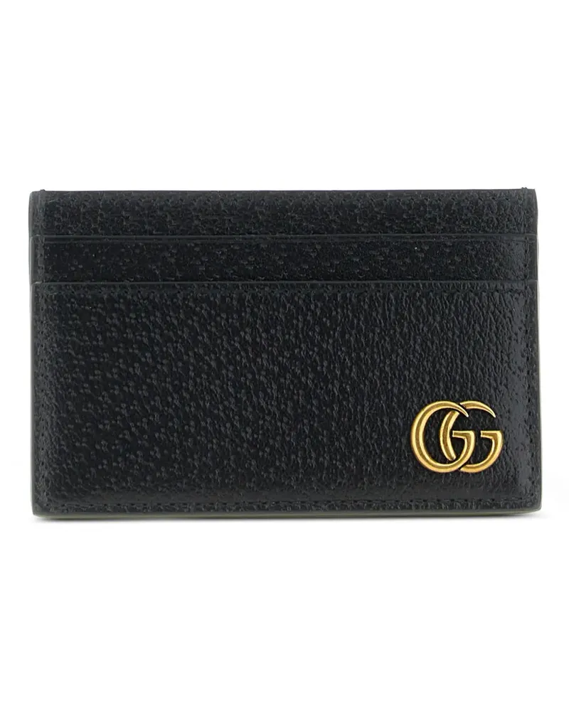 Gucci GG Marmont leather card holder - Schwarz Schwarz