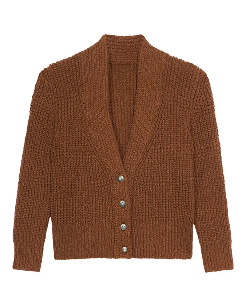 Fortela Lola open-knit cardigan - Braun Braun