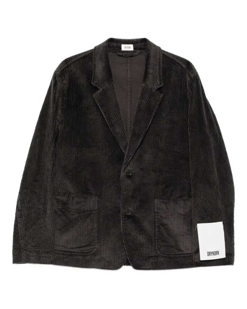 Drykorn Yacoda Cordjacke mit fallendem Revers - Braun Braun