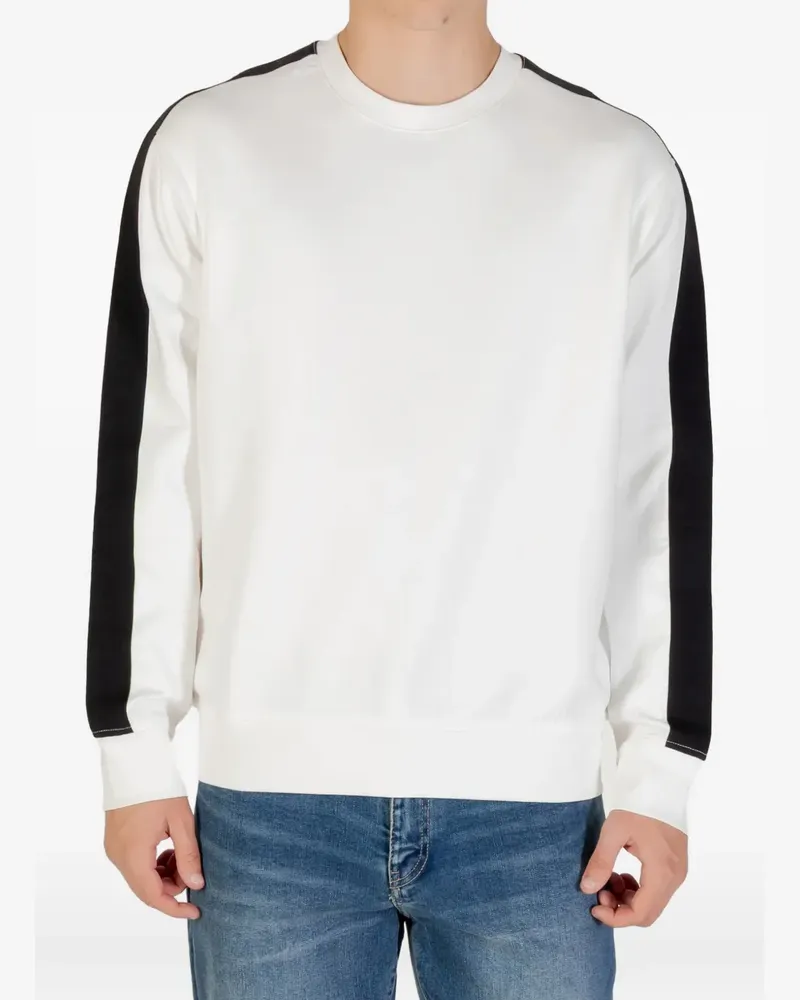 Armani Exchange stripe sweatshirt - Weiß Weiß