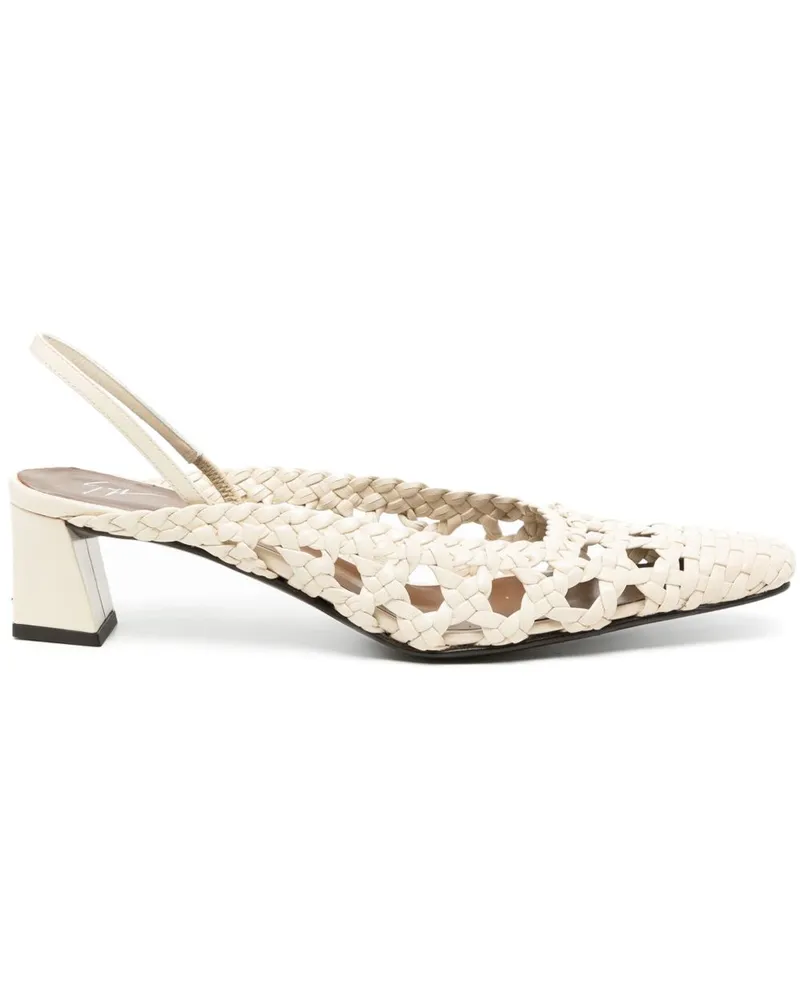 Giuseppe Zanotti Brendha Cage Slingback-Pumps - Nude Nude