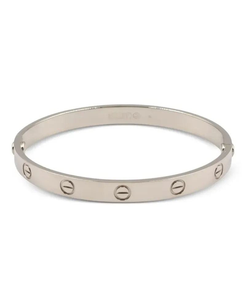 Cartier 2010s 18K white gold Love Breath motif bracelet - Silber Silber
