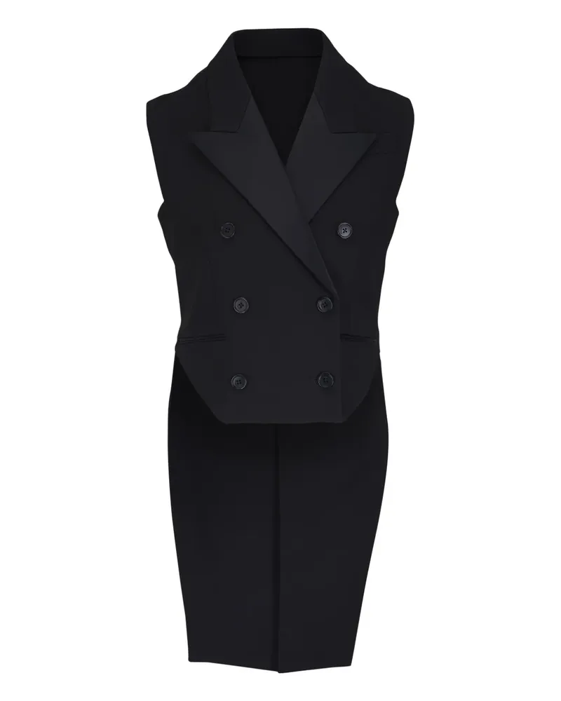 KHAITE Doppelreihige Orville Weste - Schwarz Schwarz