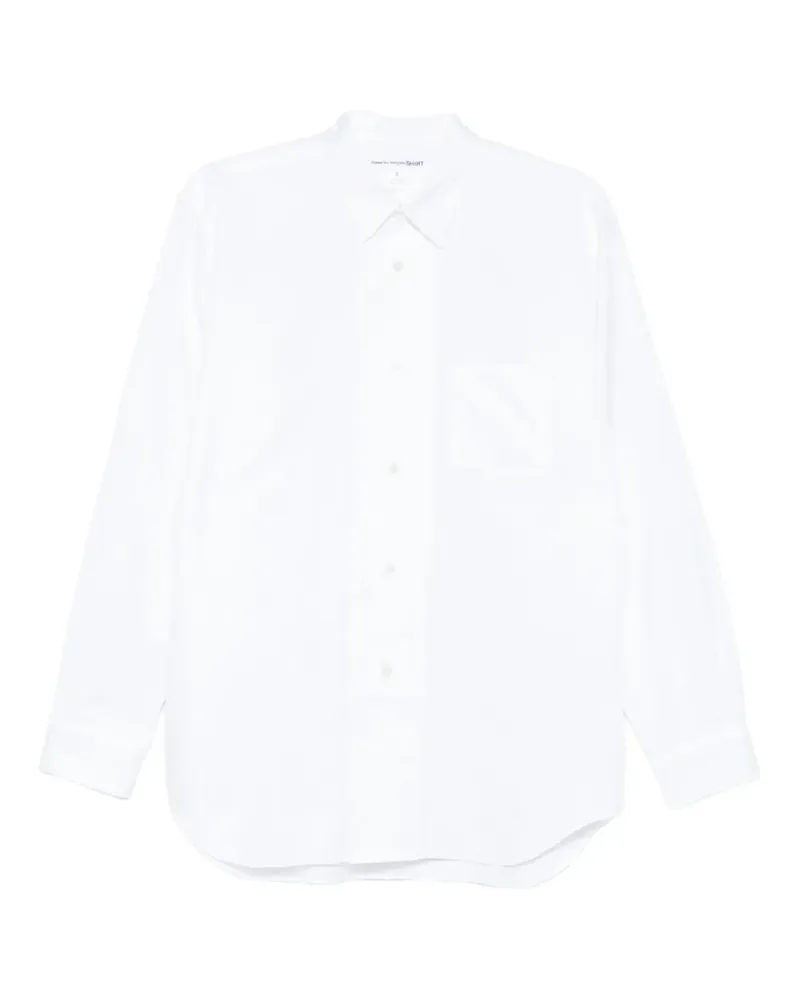 Comme des Garçons Langärmeliges Hemd - Weiß Weiß