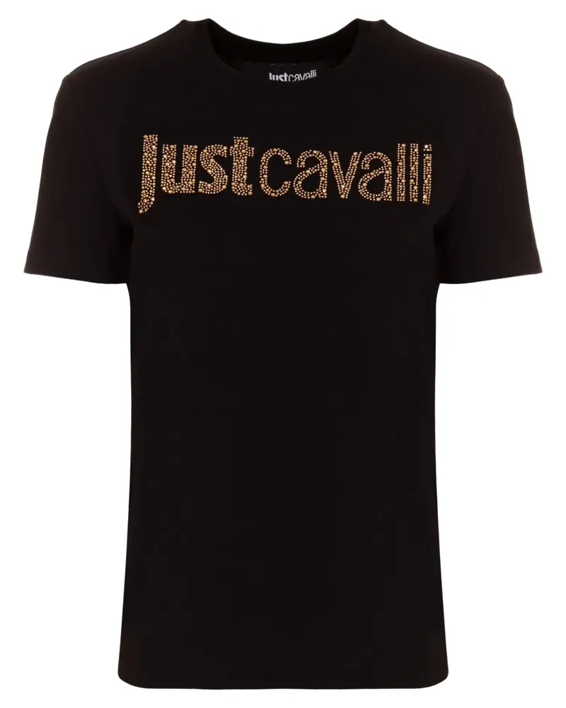 Just Cavalli T-Shirt mit Logo-Print - Schwarz Schwarz