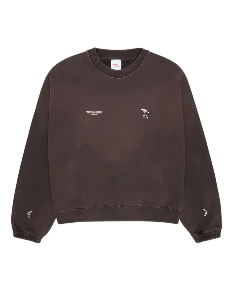 ACW* x Arsenal FC Avenell Sweatshirt mit Logo - Braun Braun