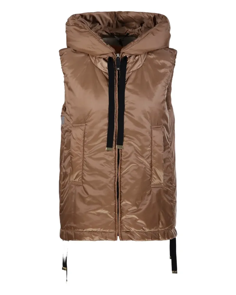Max Mara hooded zip-up gilet - Braun Braun