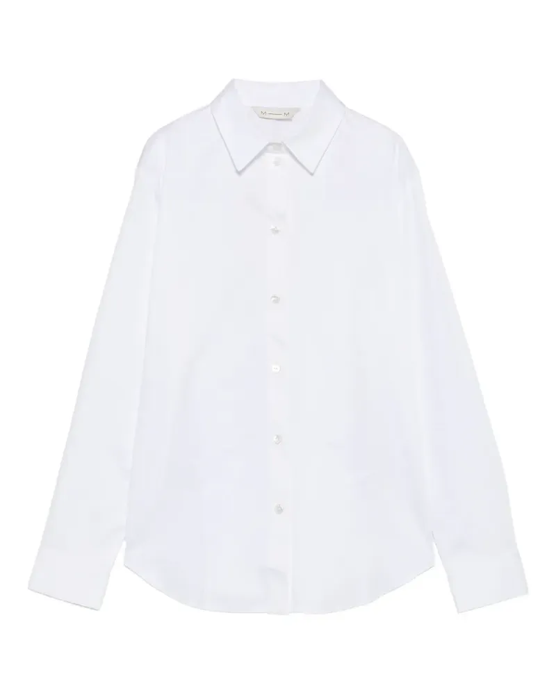 Max Mara Fiacre long-sleeve button-up shirt - Weiß Weiß