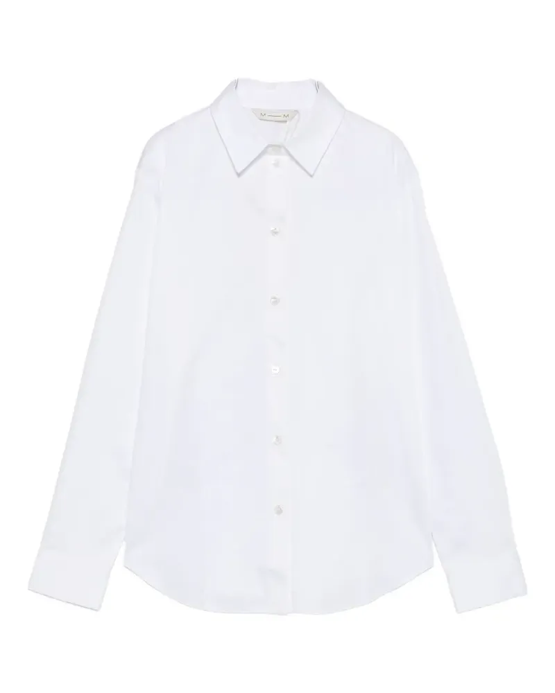 Max Mara Fiacre long-sleeve button-up shirt - Weiß Weiß