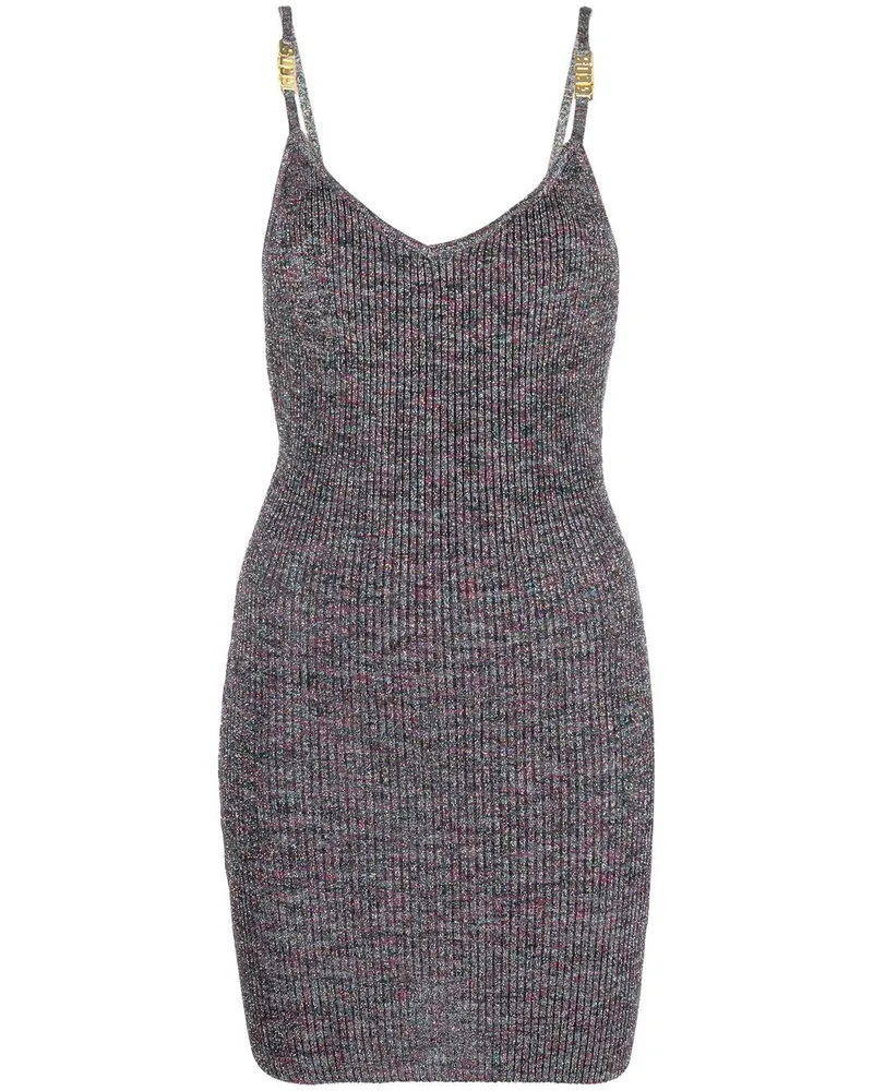 GCDS Midikleid mit offenem Rücken - Grau Grau