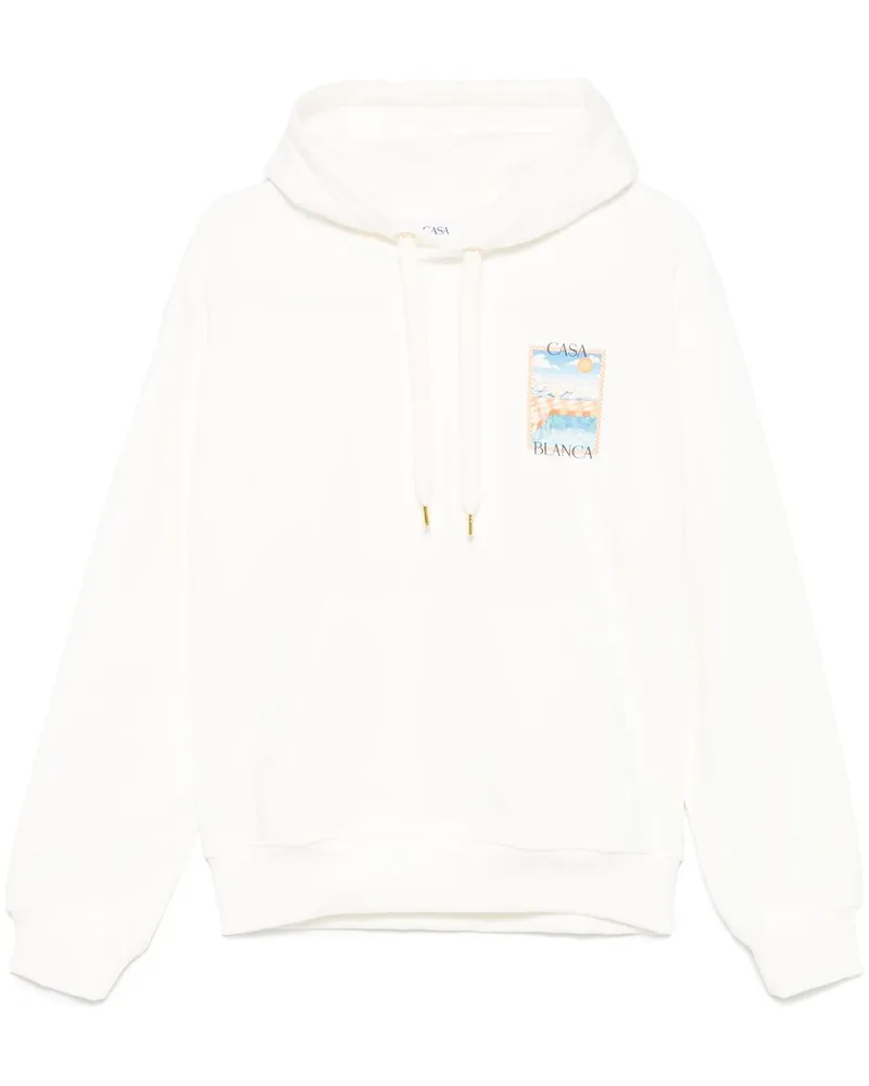 Casablanca Paris Surreal Pool Hoodie - Weiß Weiß