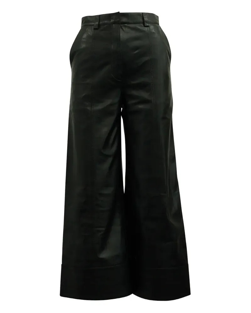 Dodo Bar Or leather trousers - Schwarz Schwarz
