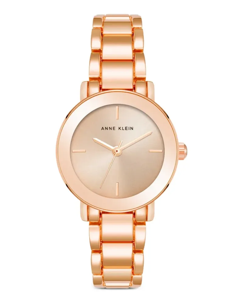 Anne Klein Runde Armbanduhr mm - Gold Gold
