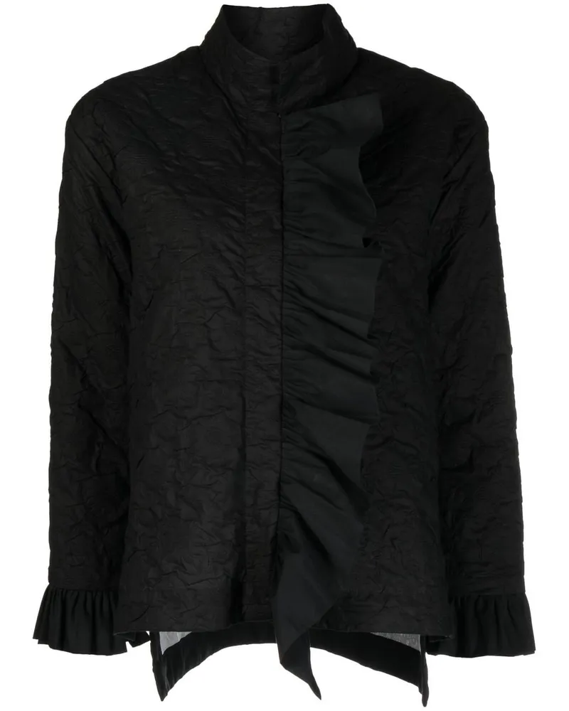 Bambah Jacquard-Jacke mit Blumenmuster - Schwarz Schwarz