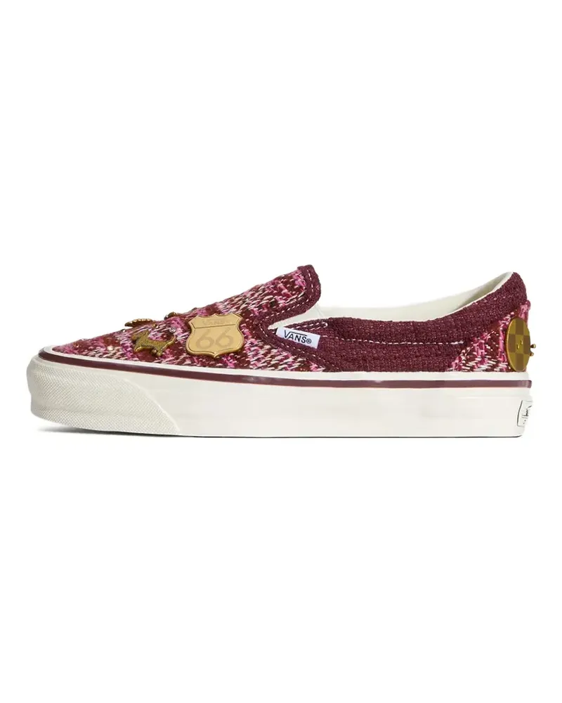 Vans Tweed-Sneakers mit Anhänger - Violett Violett