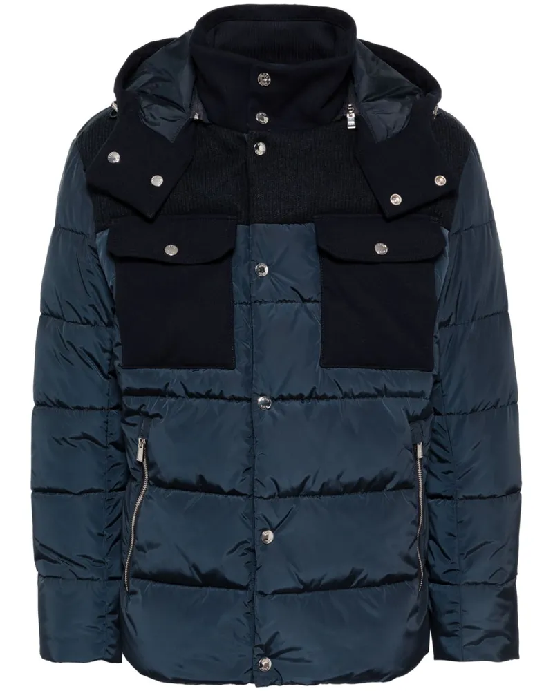 HUGO BOSS Wasserabweisende Steppjacke - Blau Blau