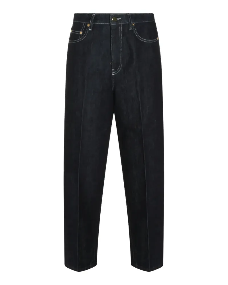 Fabiana Filippi Cropped-Jeans mit Kontrastnähten - Blau Blau