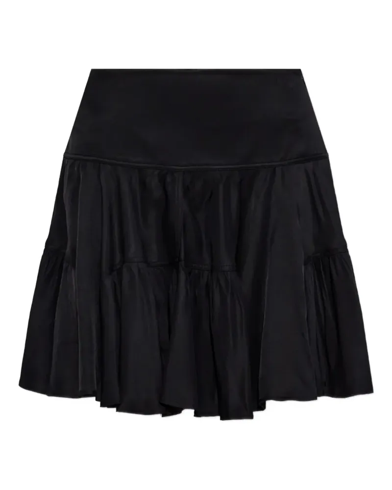 IRO ruffled mini skirt - Schwarz Schwarz
