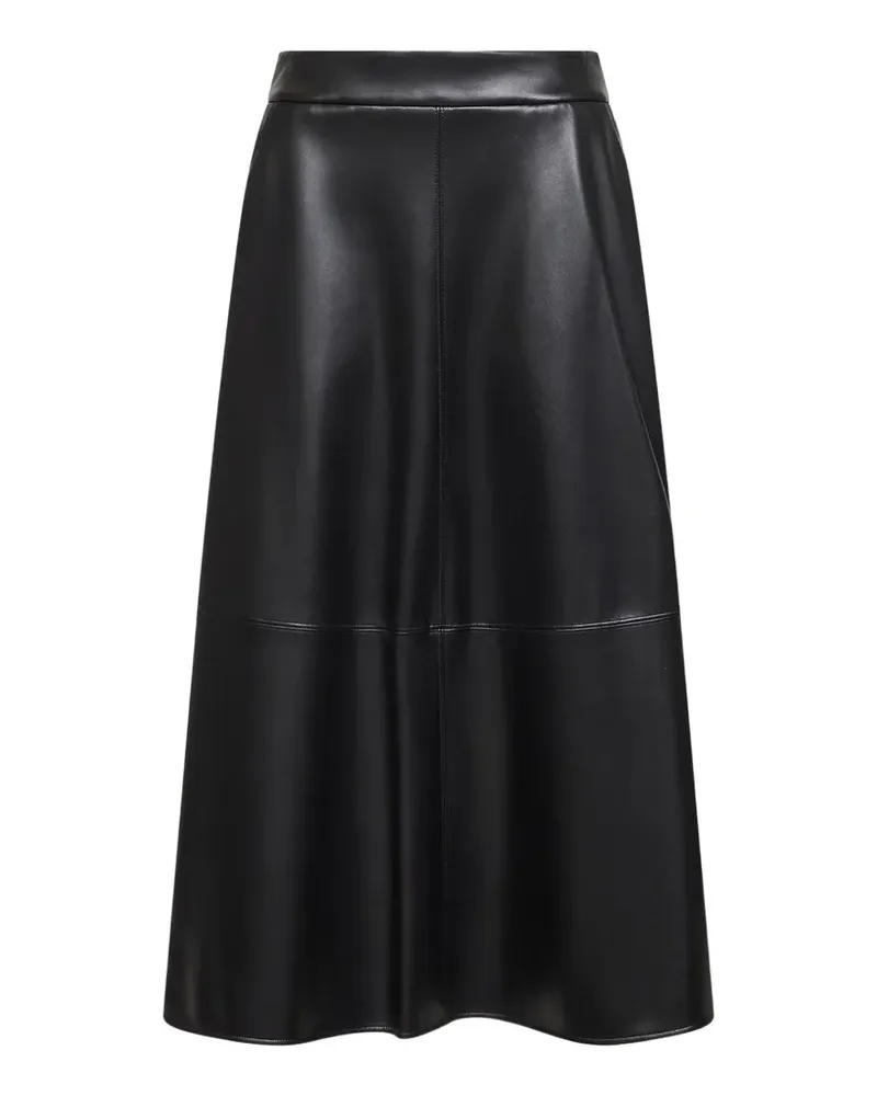 Max Mara panelled A-line midi skirt - Schwarz Schwarz
