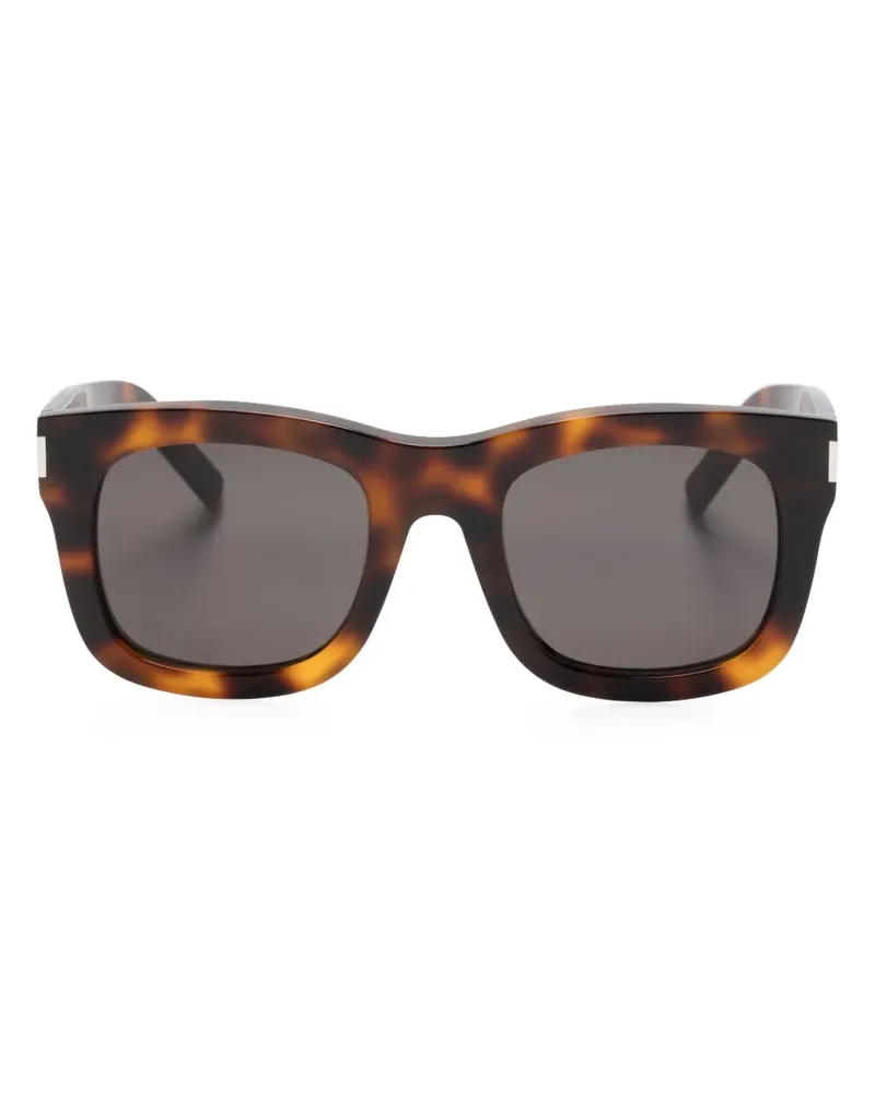 Saint Laurent Eckige SL 650 Monceau Sonnenbrille - Braun Braun