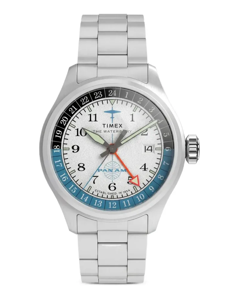 Timex x Pan Am® Waterbury GMT Armbanduhr 41mm - Weiß Weiß