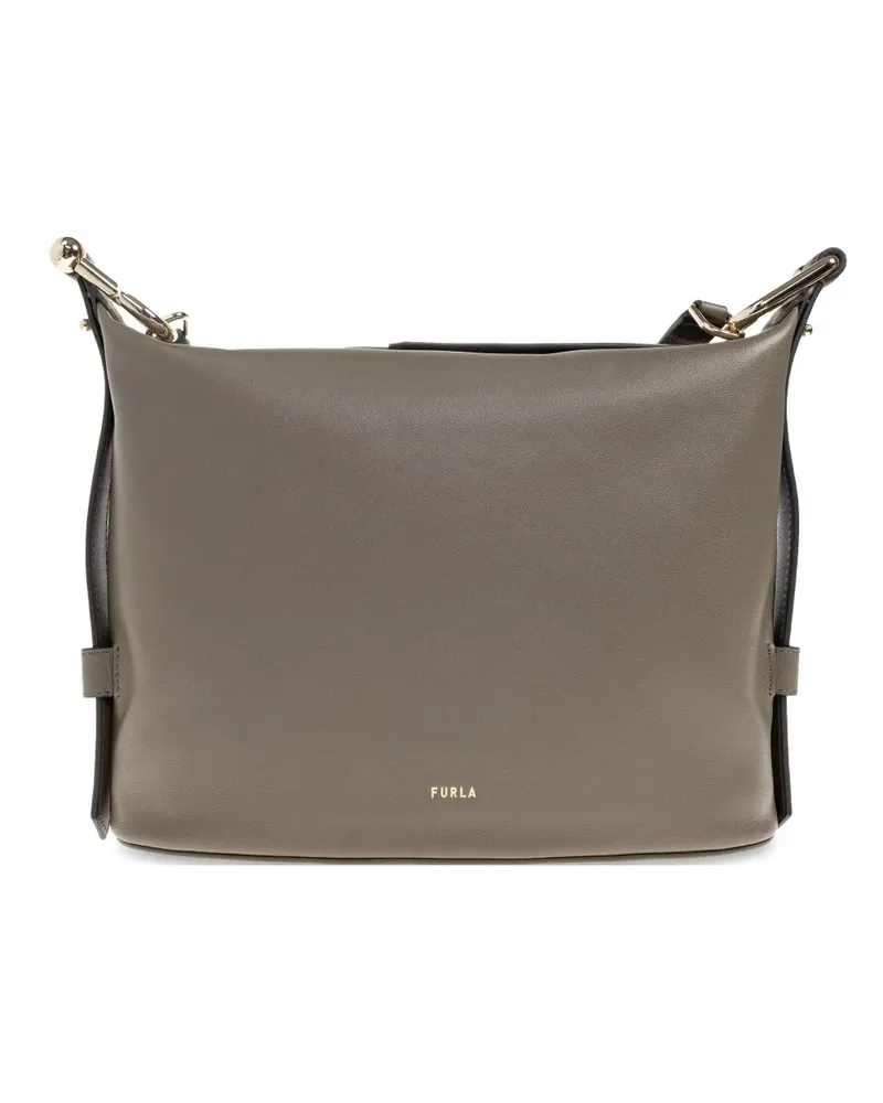 Furla Nuvola Schultertasche - Grau Grau