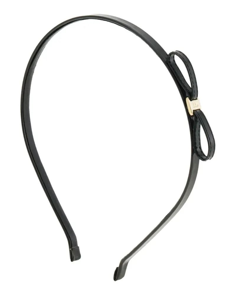 Ferragamo mini-bow headband - Schwarz Schwarz