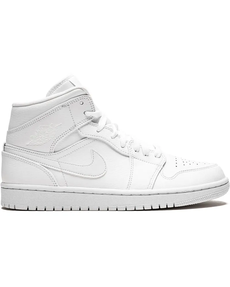 Jordan Air  1 Mid' Sneakers - Weiß Weiß