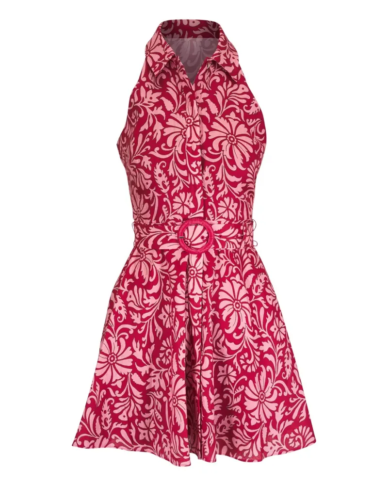 Veronica Beard Beau Kleid mit Blumen-Print - Rosa Rosa