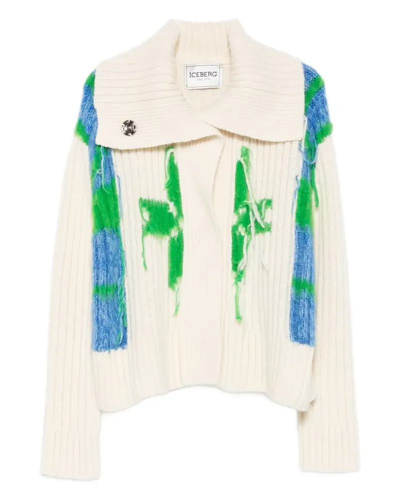 Iceberg Gerippter Cardigan - Nude Nude