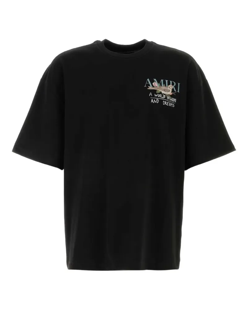 Amiri T-Shirt mit Logo-Print - Schwarz Schwarz