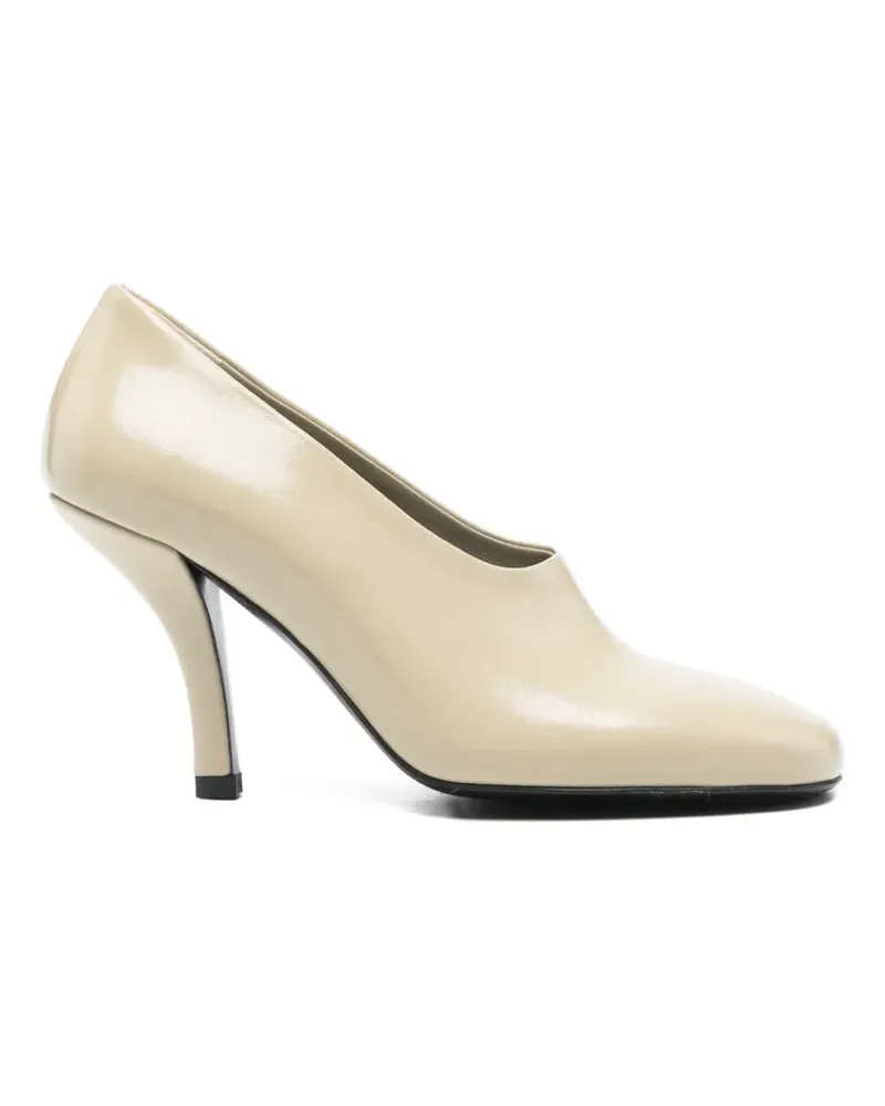 Totême Contour Pumps aus Leder - Nude Nude