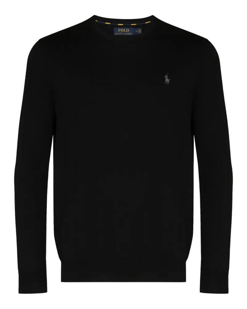 Ralph Lauren Pullover mit Pony-Motiv - Schwarz Schwarz