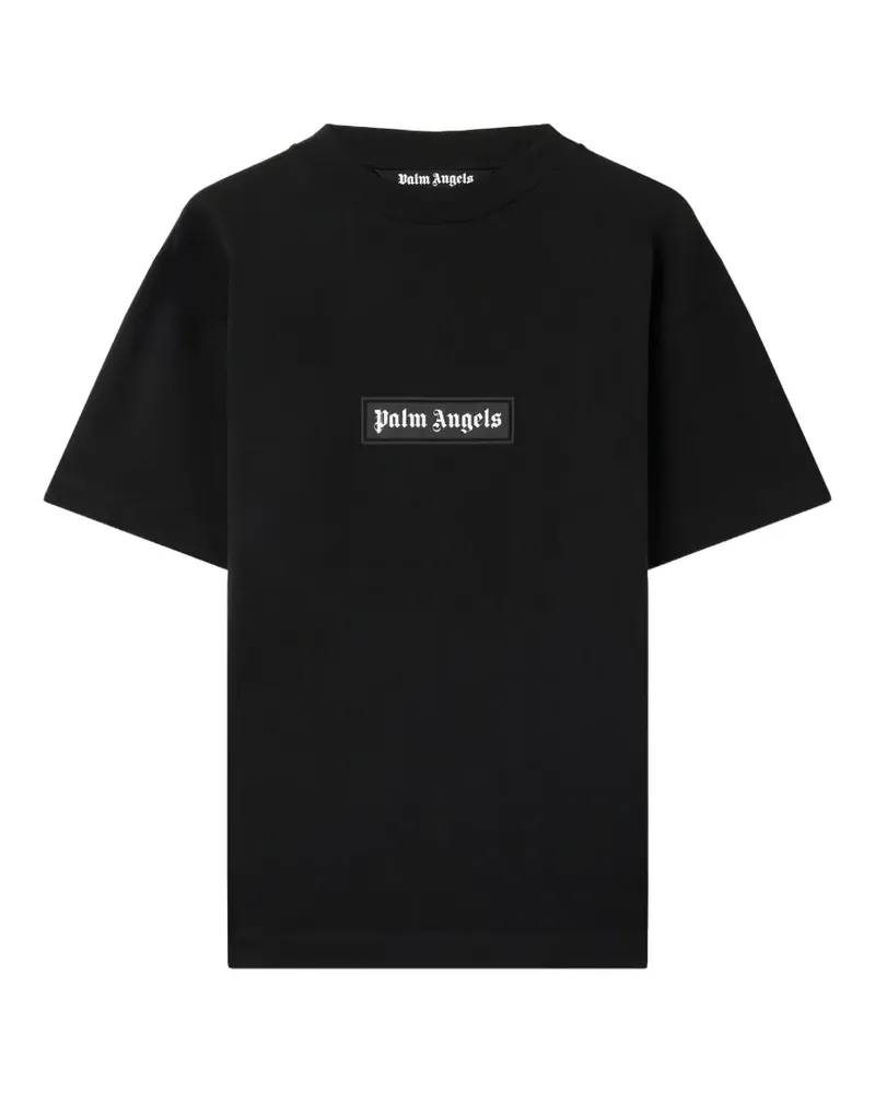 Palm Angels box logo T-shirt - Schwarz Schwarz