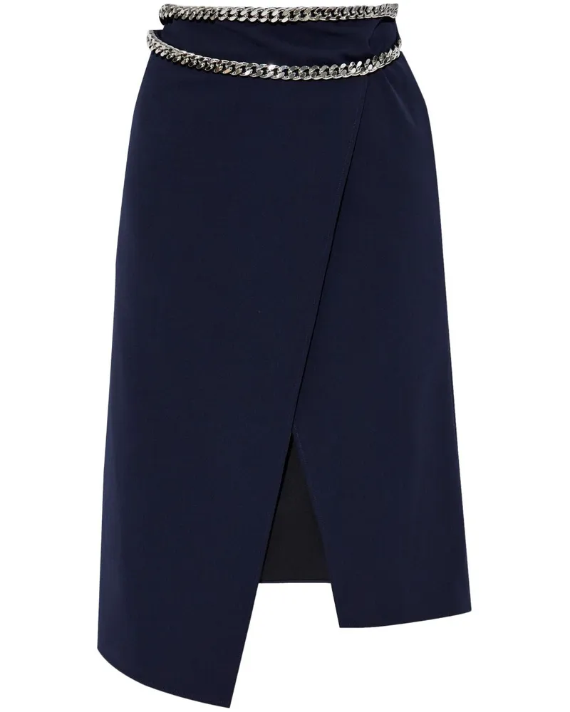 Stella McCartney Rock mit Kettendetail - Blau Blau