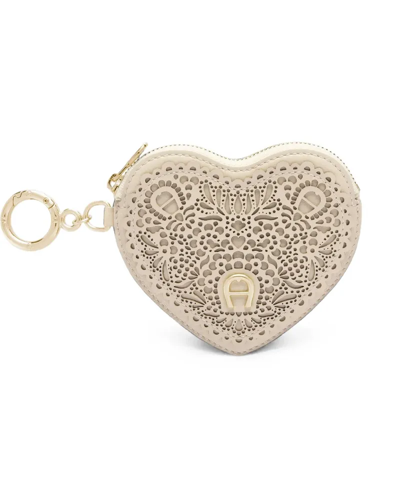 Aigner Heart Etui Lace Portemonnaie - Nude Nude