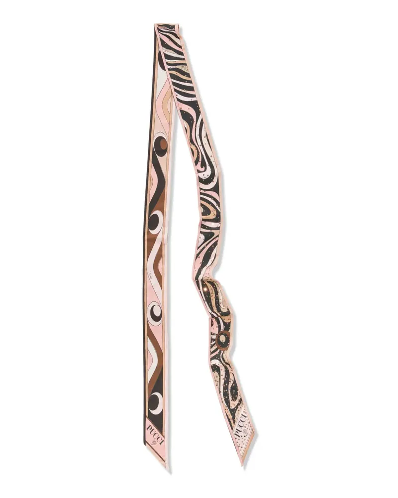 Emilio Pucci Schal mit Print - Rosa Rosa
