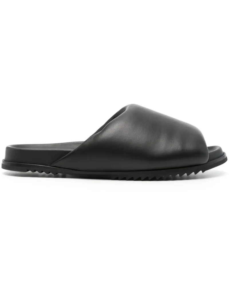 Rick Owens Gepolsterte Granolas Pantoletten - Schwarz Schwarz