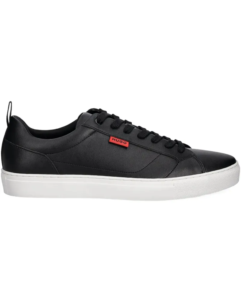 HUGO BOSS Morrie Sneakers aus Leder - Schwarz Schwarz