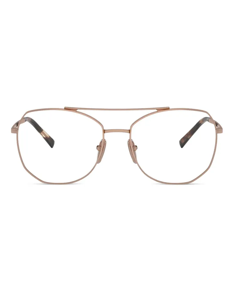 Prada Brille mit geometrischem Gestell - Rosa Rosa