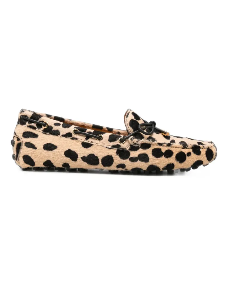 TOD'S animalier Gommino loafers - Braun Braun