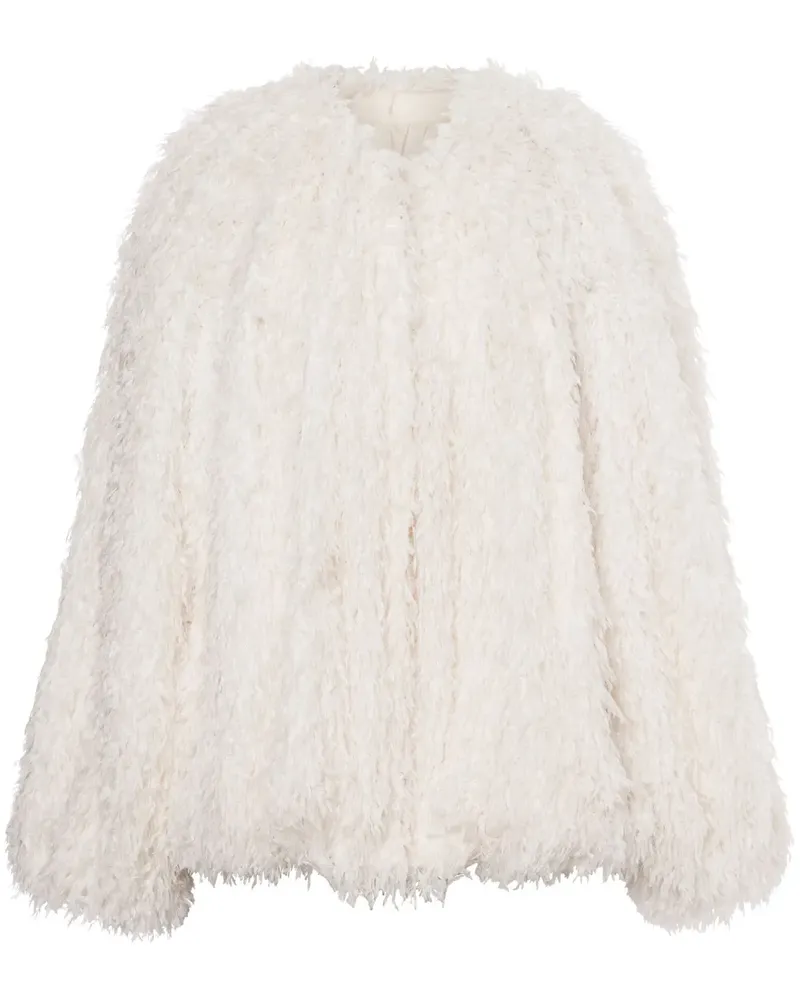 Philosophy Di Lorenzo Serafini Jacke aus Faux Fur - Weiß Weiß