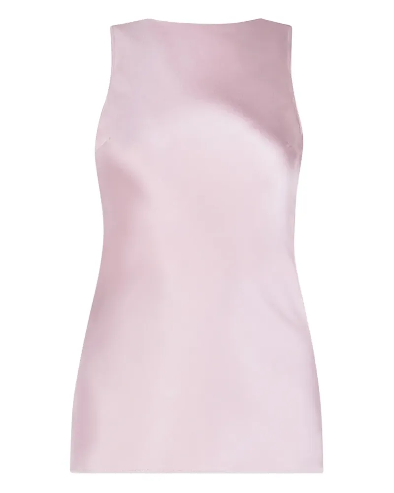Nina Ricci Neckholder-Oberteil aus Satin - Rosa Rosa