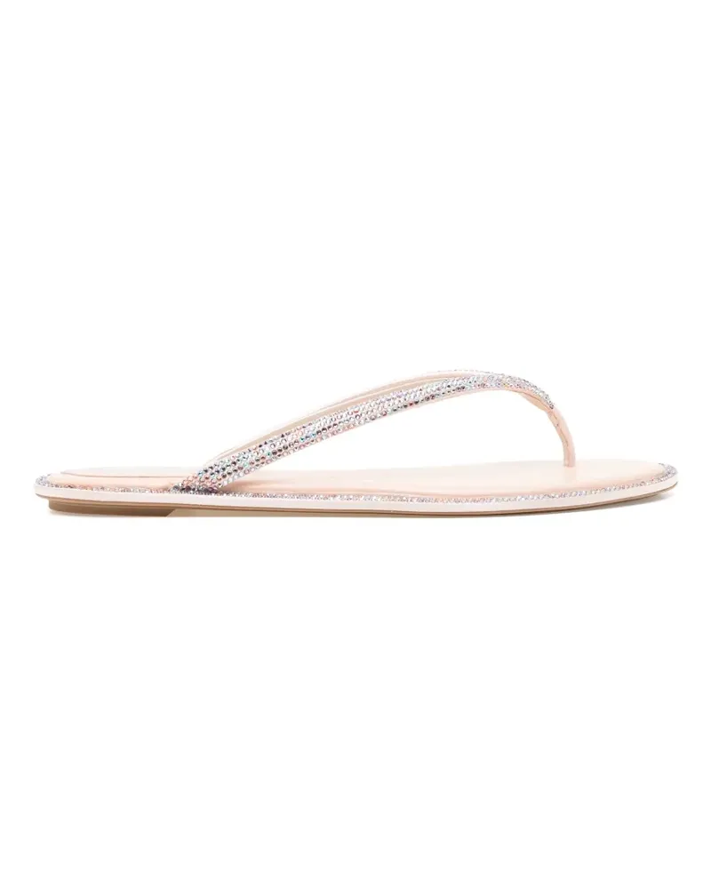 René Caovilla Diana Sandalen mit Kristallverzierung - Rosa Rosa