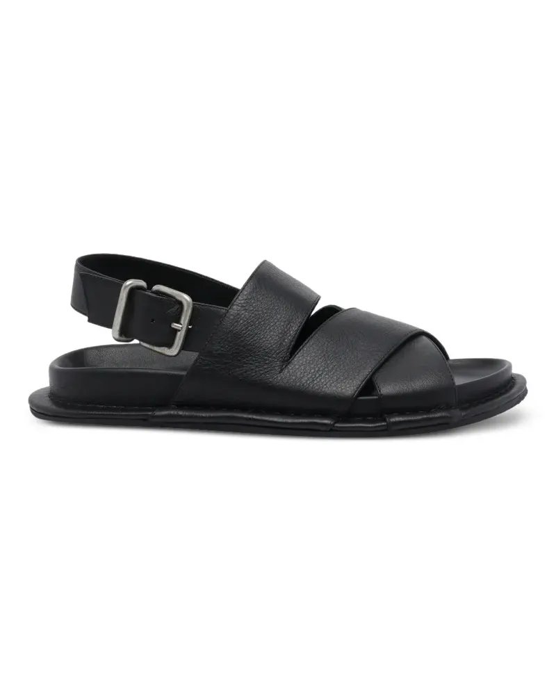 Vic Matié Travel Low buckle-fastening sandals - Schwarz Schwarz