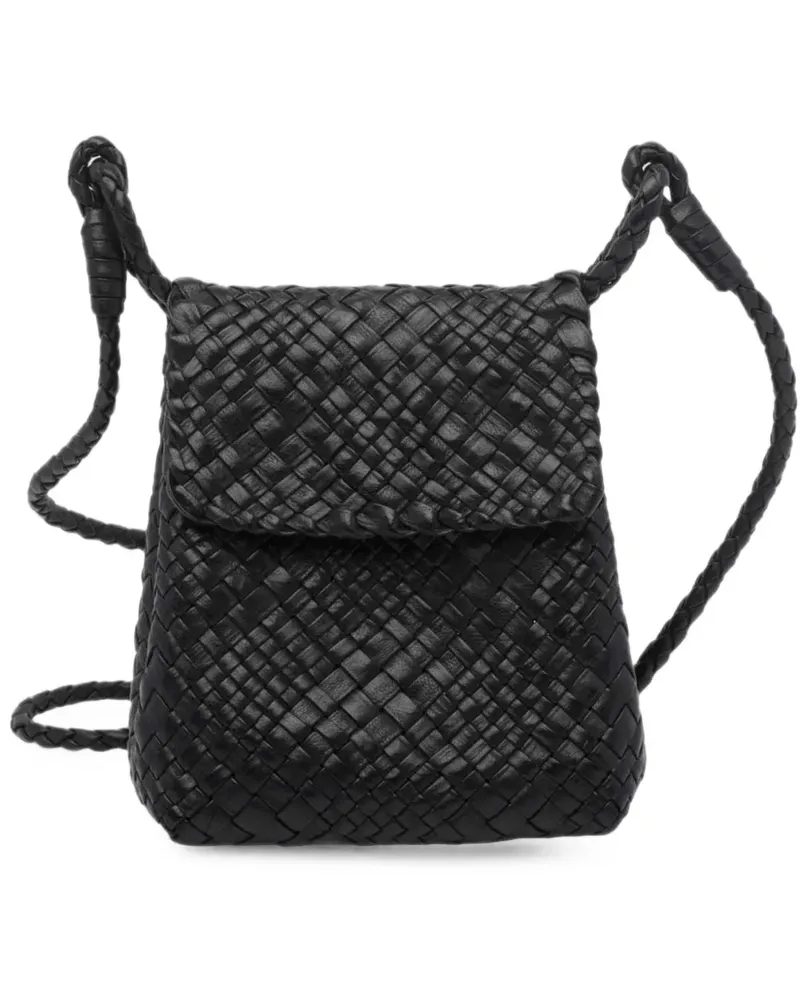 IBELIV Romance woven cross body bag - Schwarz Schwarz