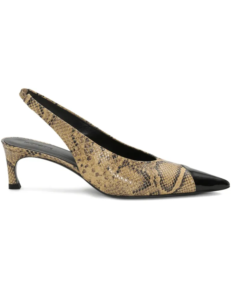 ROTATE Birger Christensen Pumps mit Slingback-Riemen - Nude Nude