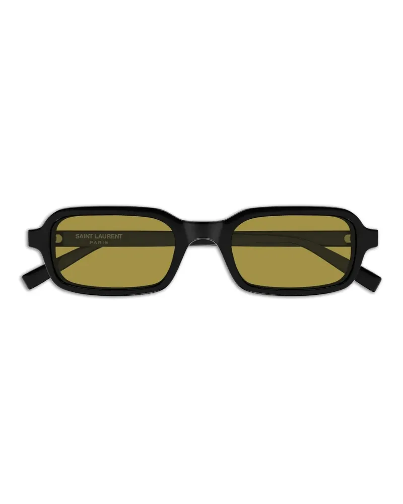 Saint Laurent rectangle-frame sunglasses - Schwarz Schwarz