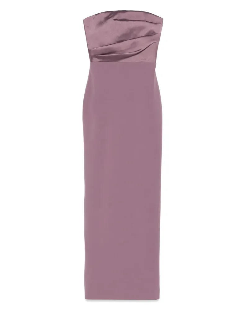 Solace London The Afra Maxikleid - Violett Violett